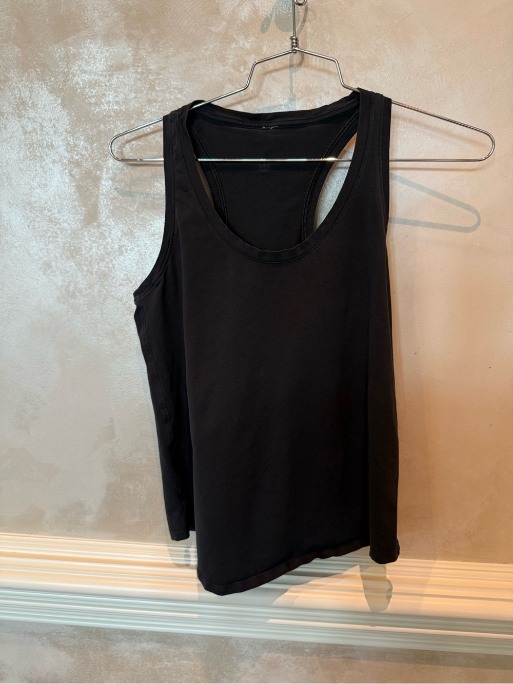 lululemon athletica Black Scoop Neck Tank